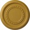 Ekena Millwork Federal Roped Small Ceiling Medallion (Fits Canopies up to 6"), 12 5/8"OD x 1 1/8"P, Iridescent Gold CM12FEIGS - alternate 1